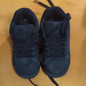 DC All-Black Low-Top Skate Sneakers